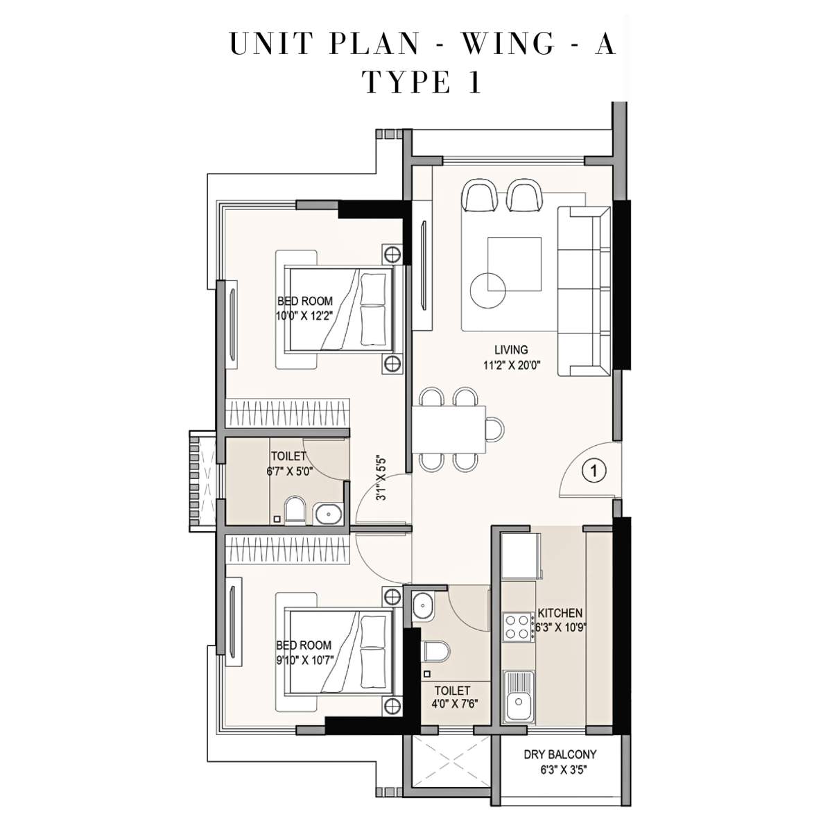 Leo-Eminence-Floor-Plan-Wing-A-Type-1